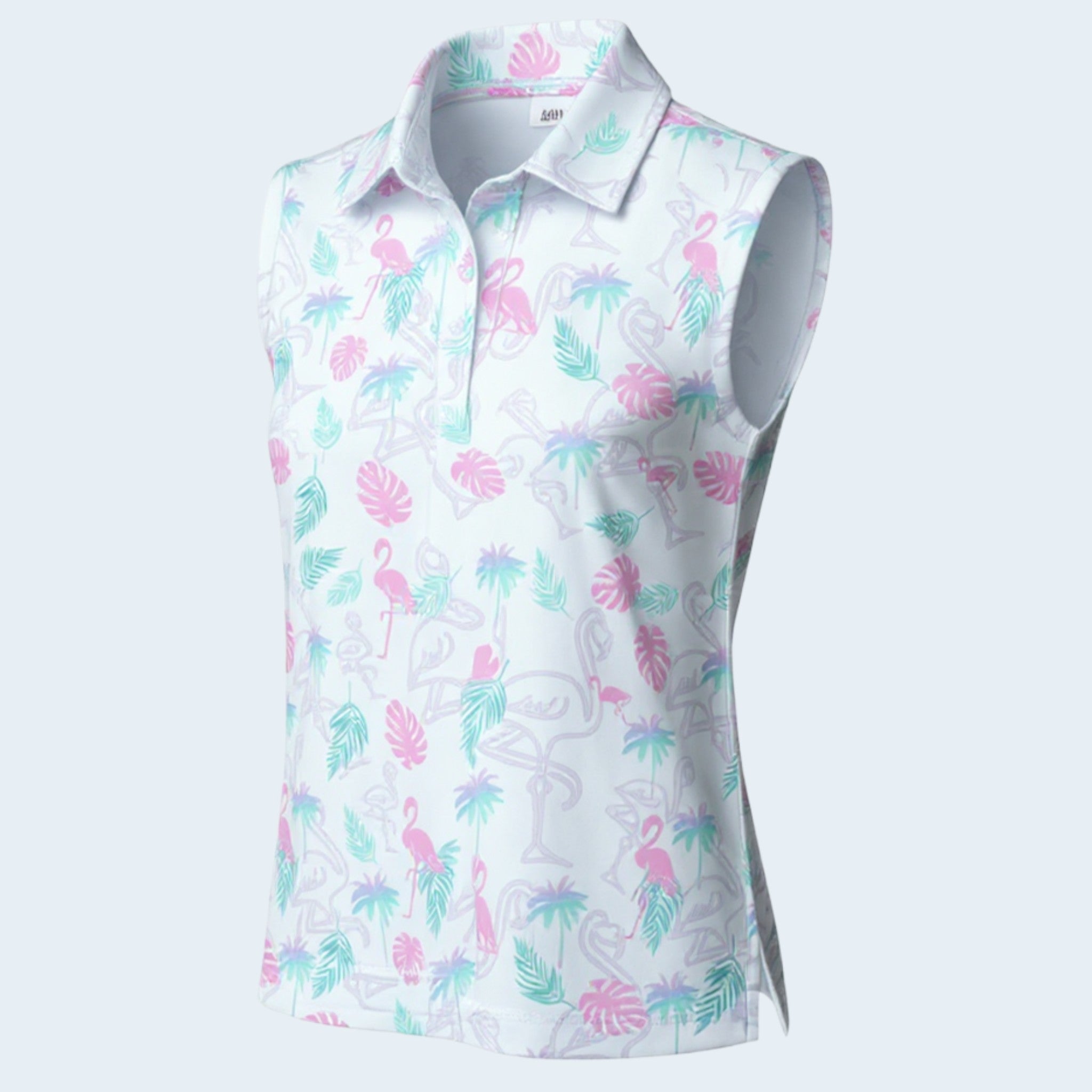 Electric Poolside Ladies Sleeveless Polo